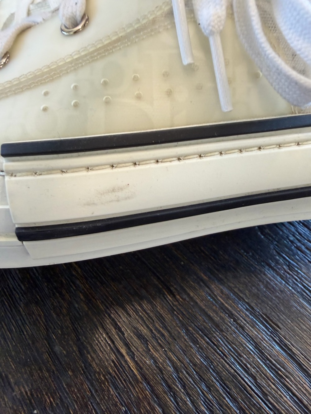Dior Men's White High-Top Sneaker men’s size 46/ 13 US - Picture 13 of 16